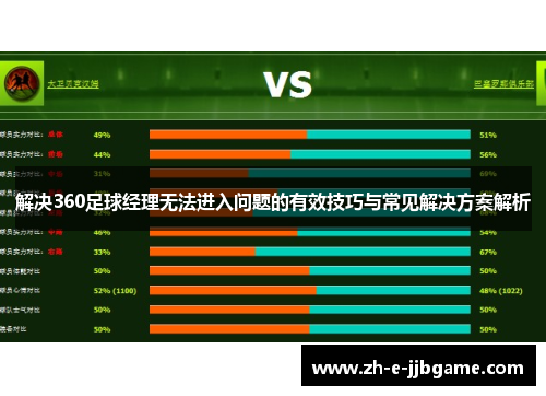 解决360足球经理无法进入问题的有效技巧与常见解决方案解析 解决360足球经理无法进入问题的有效技巧与常见解决方案解析